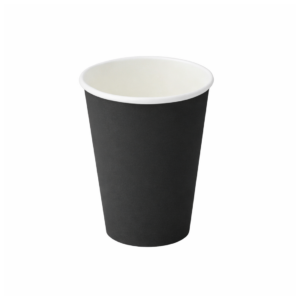 pakmax black 8oz 90mm single layer hot paper cup slhpc 90 8bk